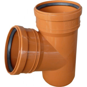 trójnik pomarańczowy PP fi 160/87st.